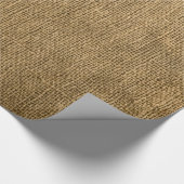 Afvalpapier voor landburlap Rustic Fabric Cadeaupapier (Hoek)