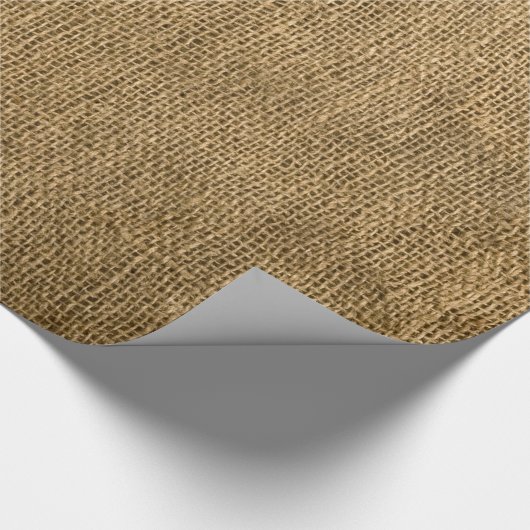 Afvalpapier voor landburlap Rustic Fabric Cadeaupapier (Hoek)