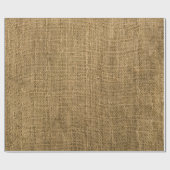 Afvalpapier voor landburlap Rustic Fabric Cadeaupapier (Vlak)