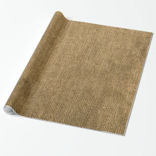 Afvalpapier voor landburlap Rustic Fabric Cadeaupapier