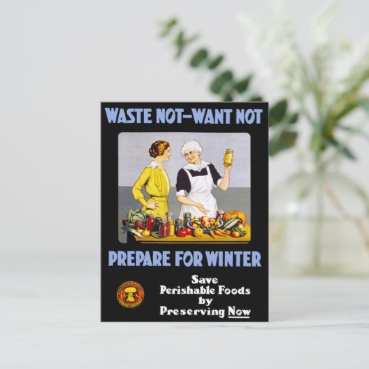 Afvalstoffen Briefkaart (Staand voorkant)