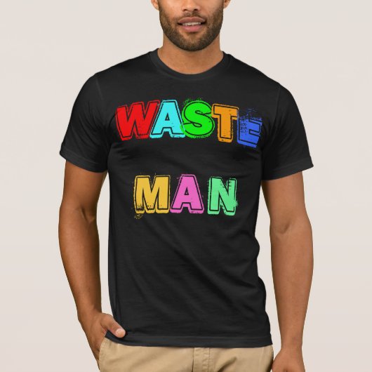 AFVALSTOFFEN MAN T-shirt (Voorkant)