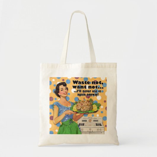 Afvalstoffen niet, wil niet tote bag (Voorkant)