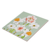 Afvalstoffen op een keramische Tegel Tegeltje (Zijkant)