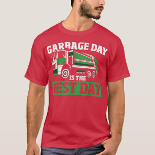 Afvalstoffenbeheer vuilniswagens transportband t-shirt