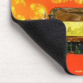 AFVALVERWIJDERING VUILNISWAGEN Grappige Art Mousep Muismat (Hoek)