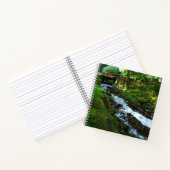 Afvloeiing van Wahkeena Falls, OR Notitieboek (Binnen)