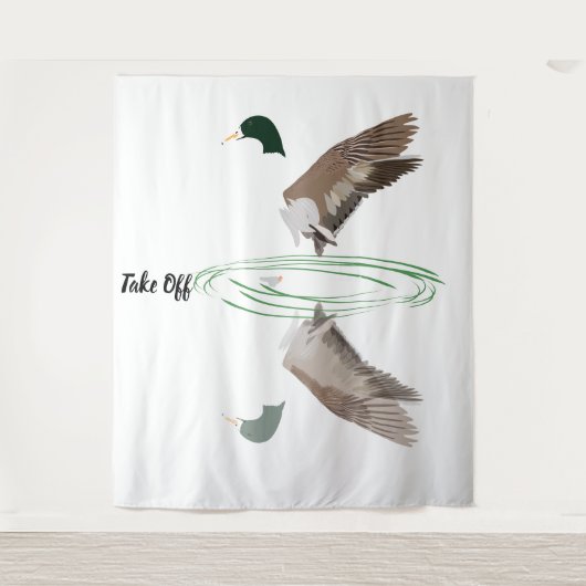 Afvoer uit de buis wandkleed (Voorkant)