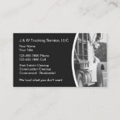 Afvoercontainer Diensten Visitekaartjes (Voorkant)