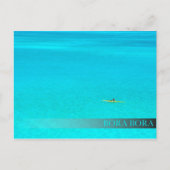 Afvoerkanaal in briefkaart van de Bora Bora-bar (Voorkant)