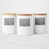 afvoermuren voedselcontainer etiket (Flessen)