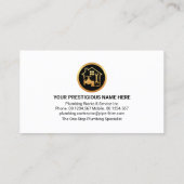 Afvoerpictogrammen Waterdruppel Visitekaartje (Achterkant)