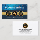 Afvoerpictogrammen Waterdruppel Visitekaartje (Voorkant / Achterkant)