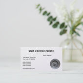 Afvoerreiniger Visitekaartje (Staand voorkant)