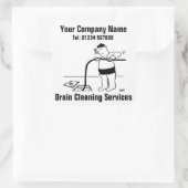 Afvoerreiniging Diensten Cartoon Stickers (Tas)