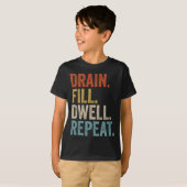 Afvoervulling Herhaalde peritoneale dialyse nier T-shirt (Voorkant volledig)