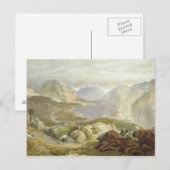 Afvoerwater uit het "District van het Engelse meer Briefkaart (Voorkant / Achterkant)