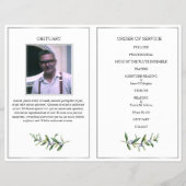 Afvouwbaar overkoepelend programma, olijfzwavel en flyer (Achterkant)