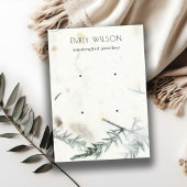 Afvulpapier, handgemaakt, textiel 2, oorscherm visitekaartje