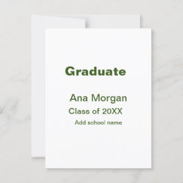 Afwachtende toevoegen naam school naam klas van 20 briefkaart