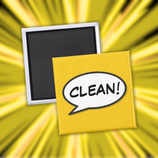 Afwasmachine Schoon Plezier Retro Stripboek Pop Ar Magneet