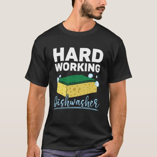 Afwassen Job Beroep Restaurant Medewerker DIS T-shirt (Voorkant)