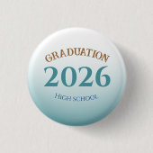 Afwending modern trendy gepersonaliseerd ronde button 3,2 cm (Voorkant)