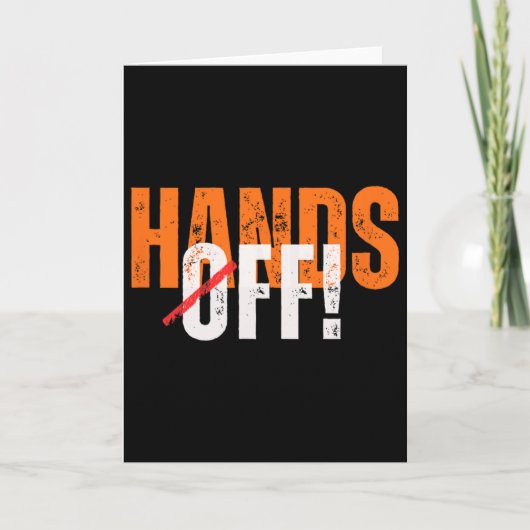 Afweren! Anti-trump Kaart (Voorkant)