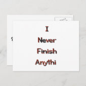 Afwerking Briefkaart (Voorkant / Achterkant)