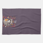 Afwerking najaar met aangepaste tekst theedoek (Horizontaal)