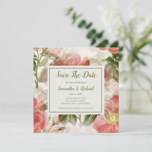  afwerking opslaan datum save the date (Staand voorkant)