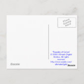 Afwerking van Briefkaart van kleuren (Achterkant)