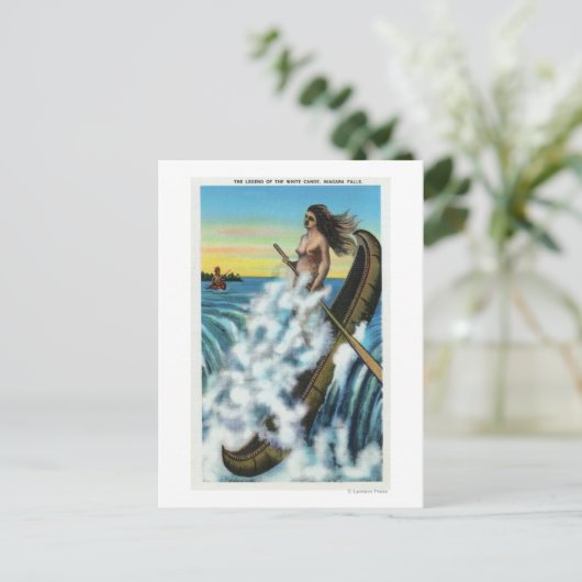 Afwerking van de Legenda van het witte kanaal Briefkaart (Staand voorkant)