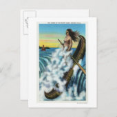 Afwerking van de Legenda van het witte kanaal Briefkaart (Voorkant / Achterkant)