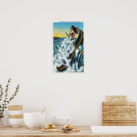 Afwerking van de Legenda van het witte kanaal Poster (Keuken)