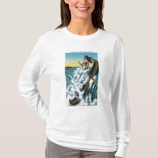 Afwerking van de Legenda van het witte kanaal T-shirt (Voorkant)
