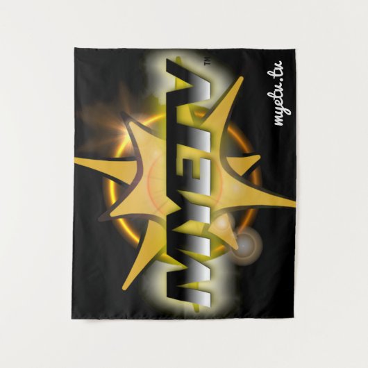 Afwerking van MYETV Wandkleed (Voorkant)