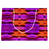 Afwerking van Paarse en Oranje cadeautas (Voorkant)