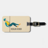 Afwezig Bagagelabel (Voorkant horizontaal)