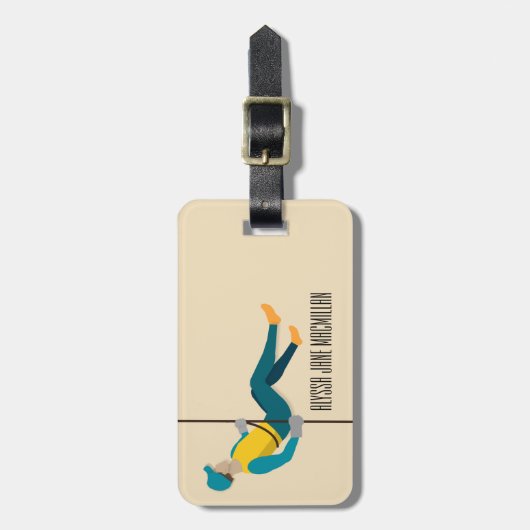 Afwezig Bagagelabel (Voorkant verticaal)