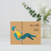 Afwezig Briefkaart (Staand voorkant)