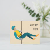 Afwezig Briefkaart (Staand voorkant)