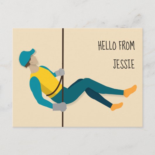 Afwezig Briefkaart (Voorkant)