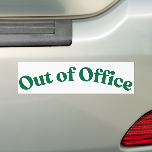 Afwezig Bumpersticker (Op auto)