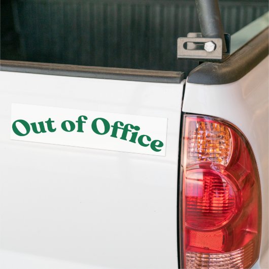Afwezig Bumpersticker (Op Truck)