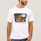 Afwezig Cartoon T-Shirt (Voorkant)
