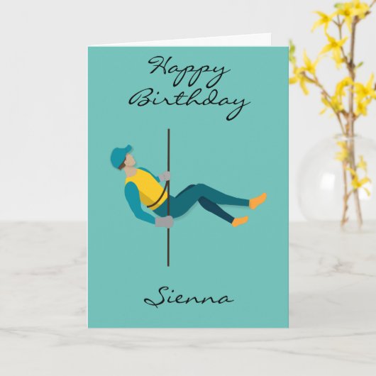 Afwezig Kaart (Gele Bloem)