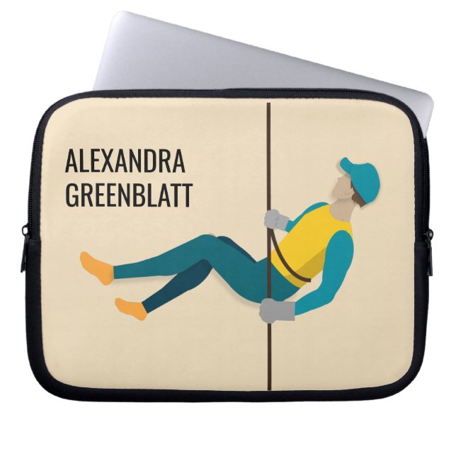 Afwezig Laptop Sleeve (Voorkant)