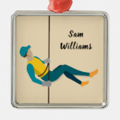 Afwezig Metalen Ornament (Voorkant)