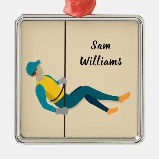 Afwezig Metalen Ornament (Voorkant)